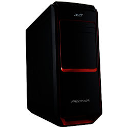 Acer Predator G3-605 Desktop PC, Intel Core i7, 16GB RAM, 2TB + 60GB SSD, Black & Orange